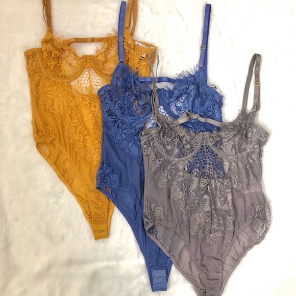 Tops - Lace Lingerie Mesh Bodysuit